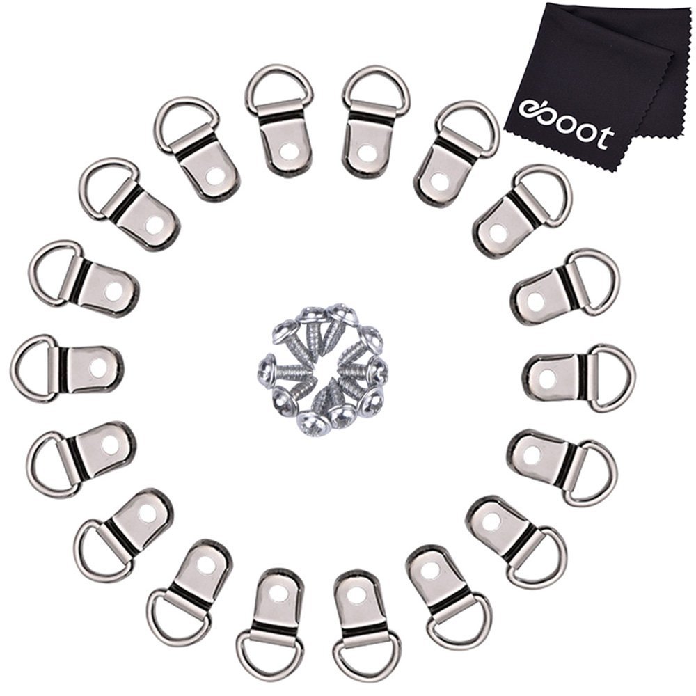 Algopix Similar Product 4 - eBoot 100 Pairs D Ring Picture Frame