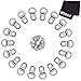 Algopix Similar Product 16 - eBoot 100 Pairs D Ring Picture Frame