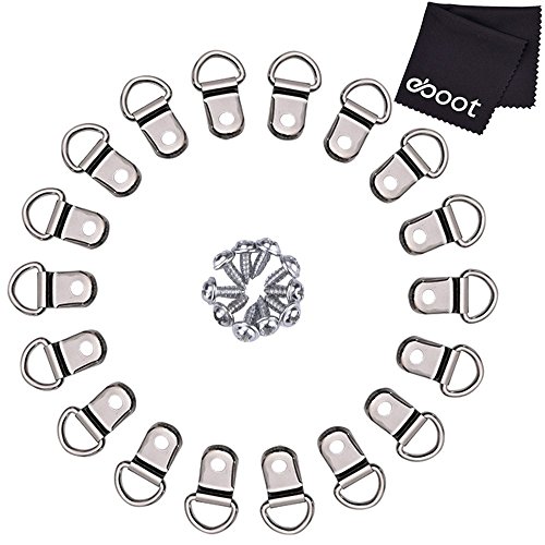 Algopix Similar Product 20 - eBoot 100 Pairs D Ring Picture Frame
