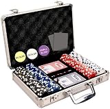 Algopix Similar Product 4 - Professional Set Kit of 200 Poker Texas