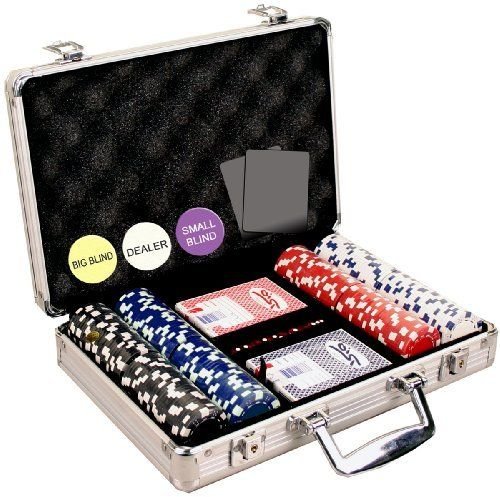 Algopix Similar Product 6 - Professional Set Kit of 200 Poker Texas
