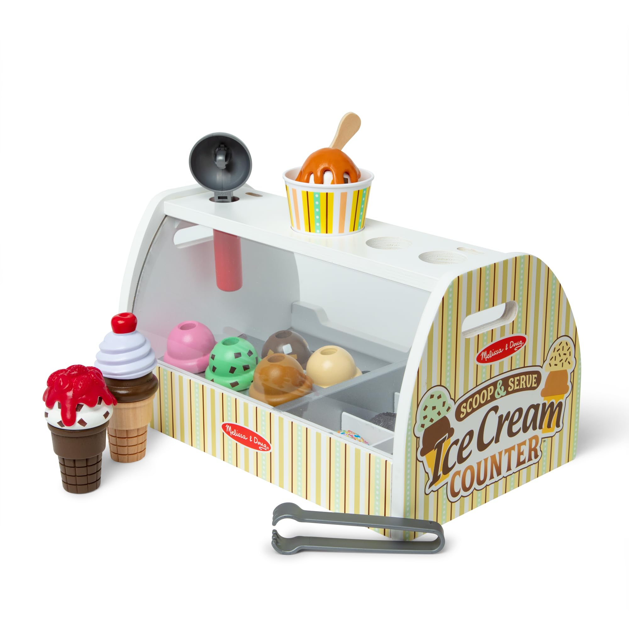 Algopix Similar Product 1 - Melissa Doug Wooden Scoop Serve Ice