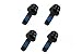 Algopix Similar Product 10 - 4 Alloy Colored M6 Bolts for Adaptors