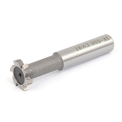 Algopix Similar Product 9 - uxcell 16mmx3mm 6Flute Straight Shank