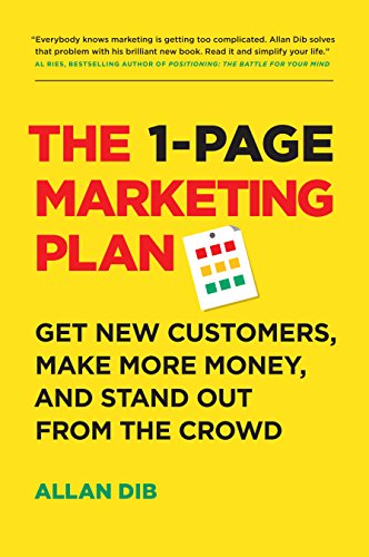 Algopix Similar Product 8 - The 1Page Marketing Plan Get New
