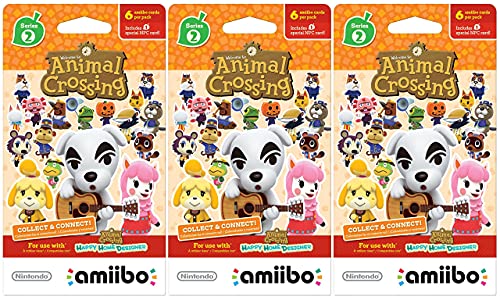 Algopix Similar Product 13 - Animal Crossing Amiibo Cards 3 Pack Set