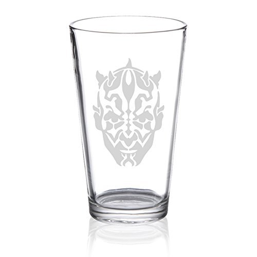 Algopix Similar Product 11 - Star Wars  Darth Maul  Etched Pint