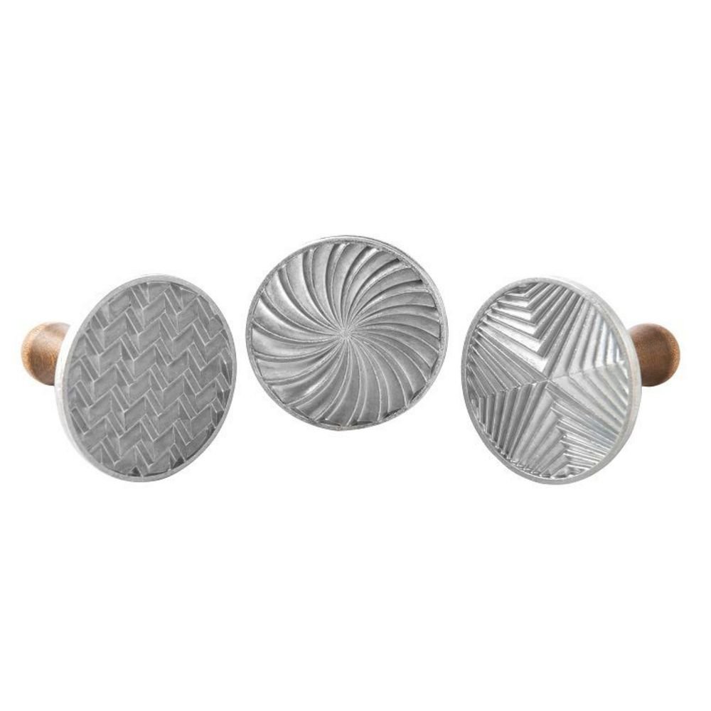 Algopix Similar Product 5 - Nordic Ware Geo Cast Cookie Stamps