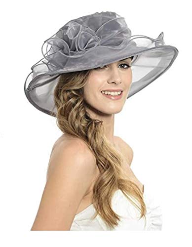 Algopix Similar Product 14 - IL Caldo Womens Kentucky Derby Sun Hat