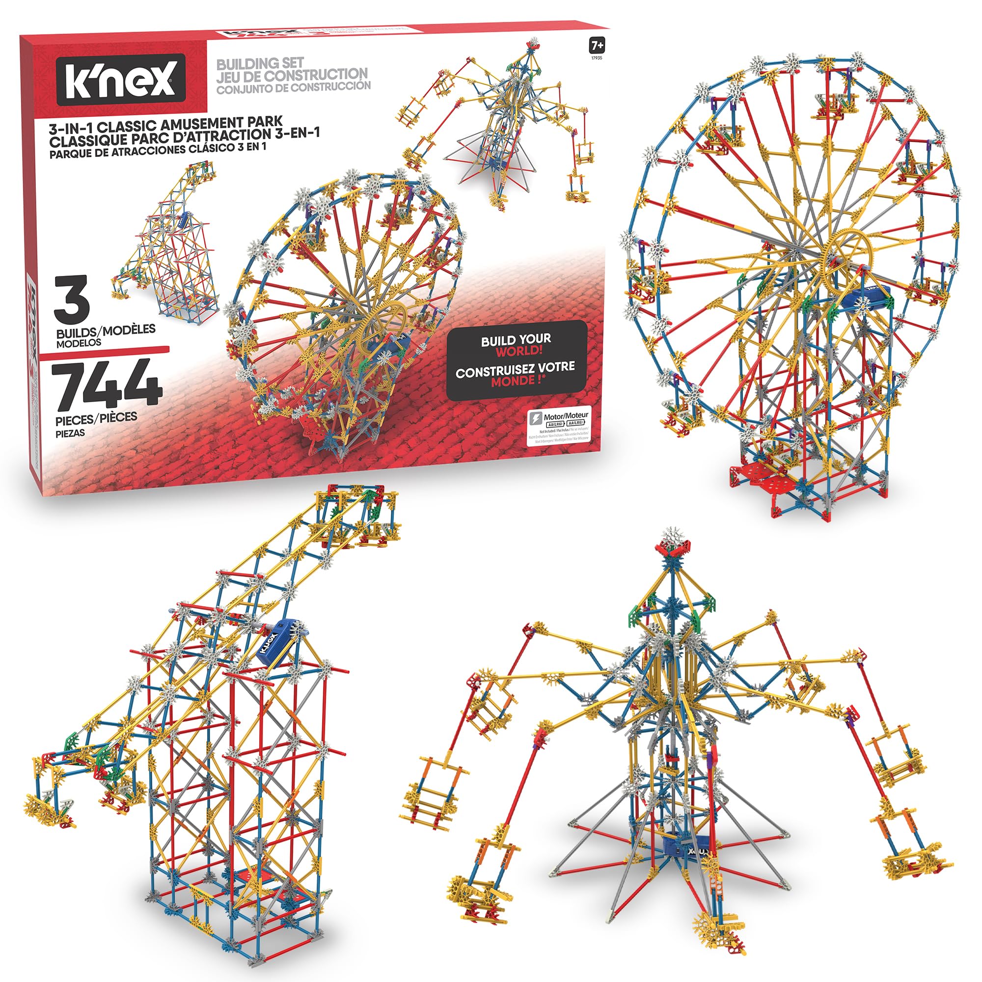 Algopix Similar Product 13 - Basic Fun KNEX  Thrill Rides 3in1