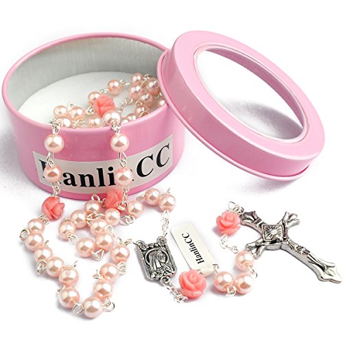 Algopix Similar Product 11 - Hedi Pink Color Holy Rosary with