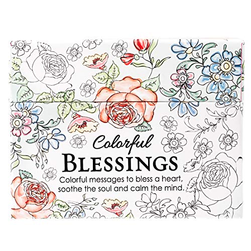 Algopix Similar Product 15 - Colorful Blessings Cards to Color and
