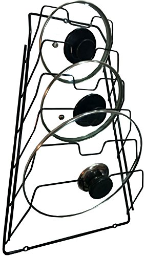 Algopix Similar Product 13 - Wall Pot Lid Rack Holder Organizer for