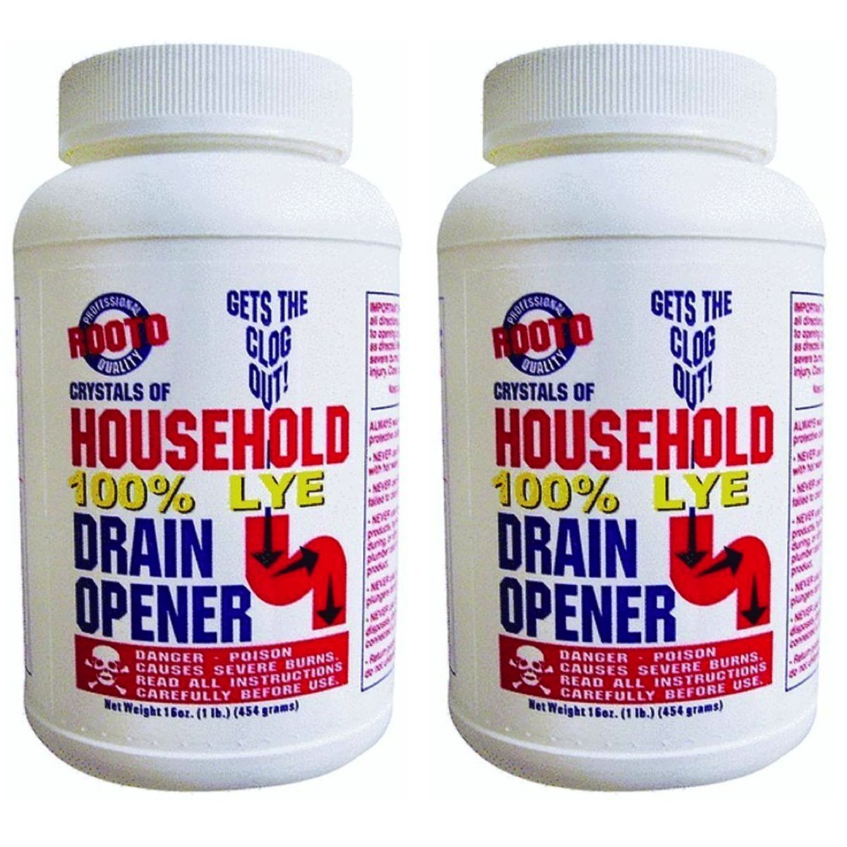 Algopix Similar Product 5 - Rooto 1030 Drain Cleaner With Lye 1