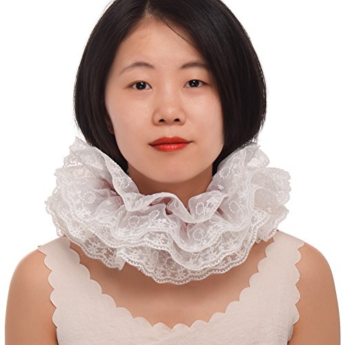 Algopix Similar Product 8 - BLESSUME 1pc Lace Renaissance Neck