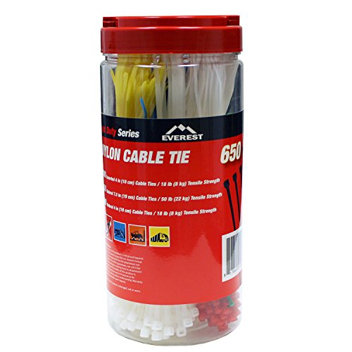 Algopix Similar Product 1 - Everest Premium Cable Tie Assortment 