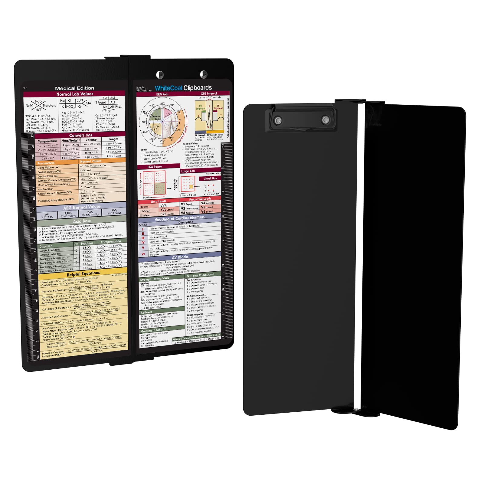 Algopix Similar Product 19 - WhiteCoat Clipboard Vertical  Black