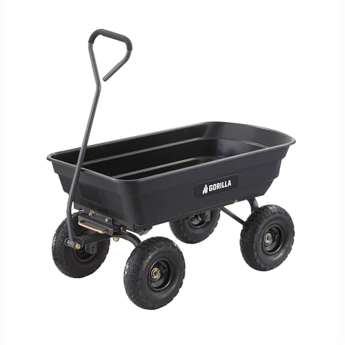 Algopix Similar Product 5 - Gorilla Carts Utility Cart with Steel