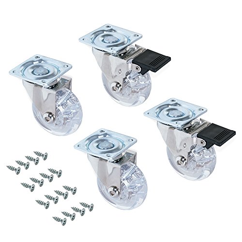 Algopix Similar Product 10 - Emuca 2036020 Pack of 4 Transparent