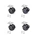 Algopix Similar Product 4 - Emuca 2036717 castos Pack of 4 castors