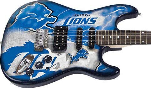 Algopix Similar Product 12 - Woodrow Guitar by The Sports Vault NFL