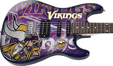 Algopix Similar Product 19 - Woodrow Guitar by The Sports Vault NFL