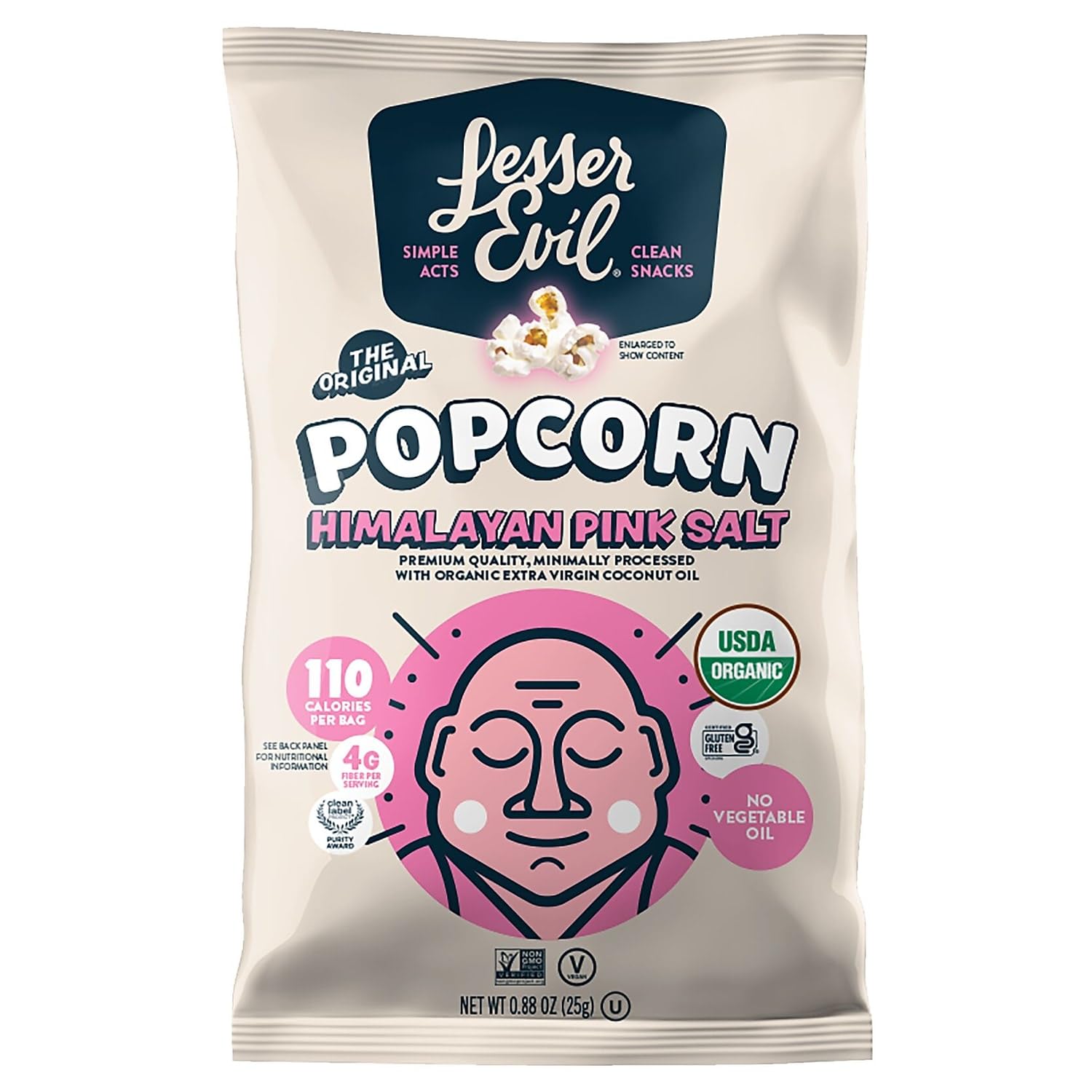 Algopix Similar Product 4 - LesserEvil Organic Popcorn Himalayan
