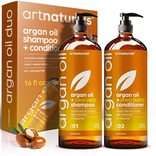 Algopix Similar Product 18 - Argan Oil Shampoo and Conditioner Set 