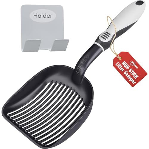 Algopix Similar Product 17 - iPrimio Cat Litter Scoop Metal w Deep
