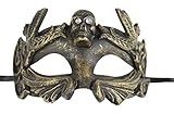 Algopix Similar Product 15 - Men's Skull Masquerade Mask, Bronze