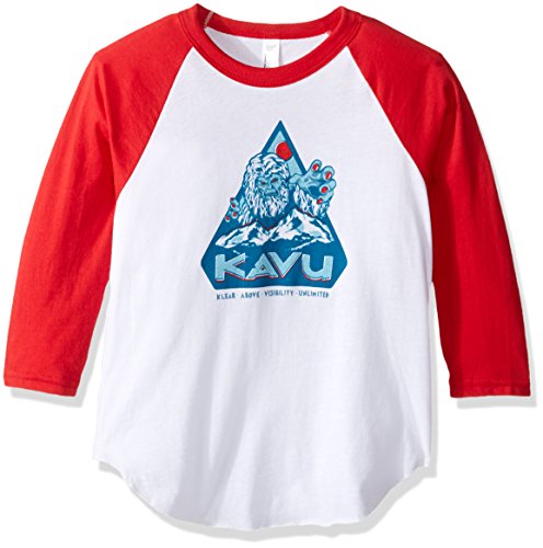 Algopix Similar Product 4 - KAVU Unisex Fly Ball Jr Top, 4T, Red