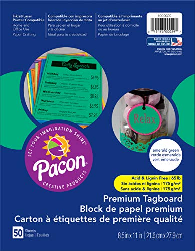 Algopix Similar Product 11 - Pacon PAC1000029 Premium Tagboard