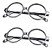 Algopix Similar Product 3 - FancyG Retro Geek Nerd Style Round
