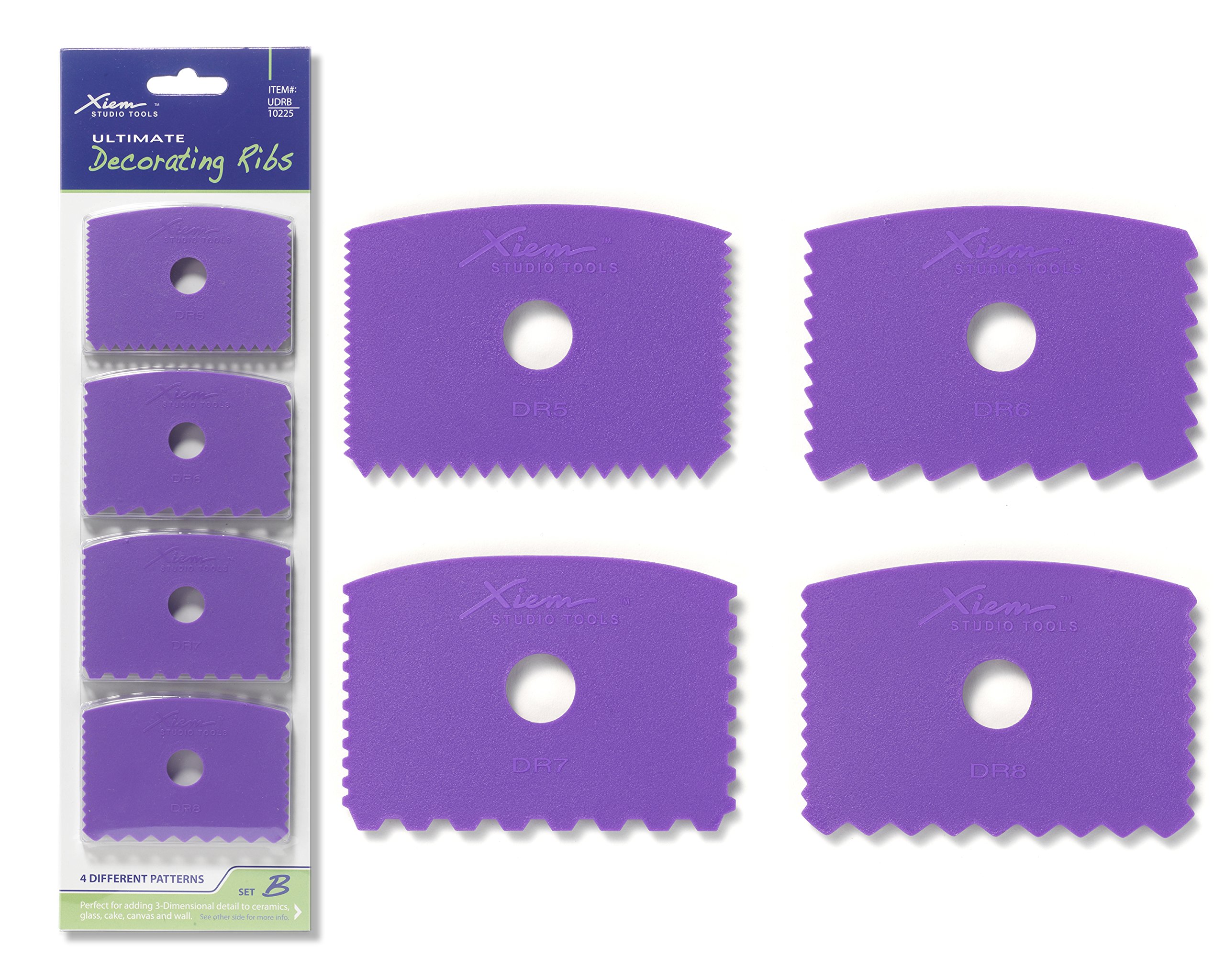 Algopix Similar Product 5 - Xiem Tools Ultimate Decorating Rib Set