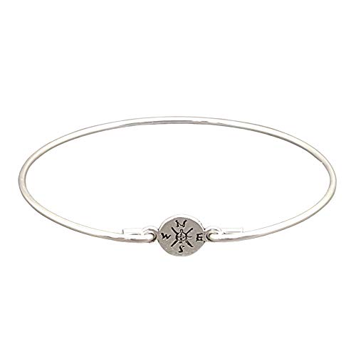 Algopix Similar Product 18 - Compass Graduation Travel Charm Bangle