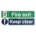 Algopix Similar Product 8 - Fixman 968217 Rigid Fire Exit Keep