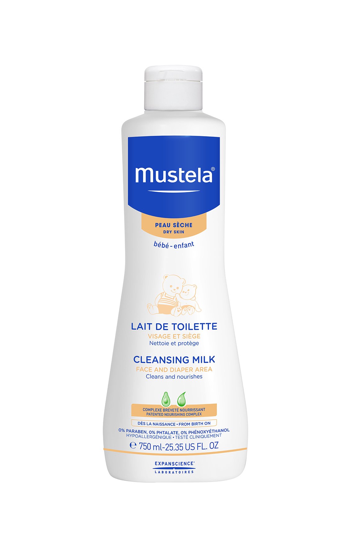 Algopix Similar Product 2 - Mustela Cleansing Milk, 25.35 Fl Oz