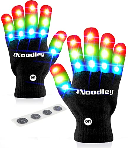 Algopix Similar Product 5 - The Noodley LED Light Up Gloves for