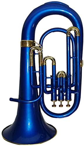 Algopix Similar Product 14 - Bb Flat Blue Brass Euphonium With Free