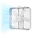 Algopix Similar Product 14 - Comfort Zone Box Fan with Carry Handle