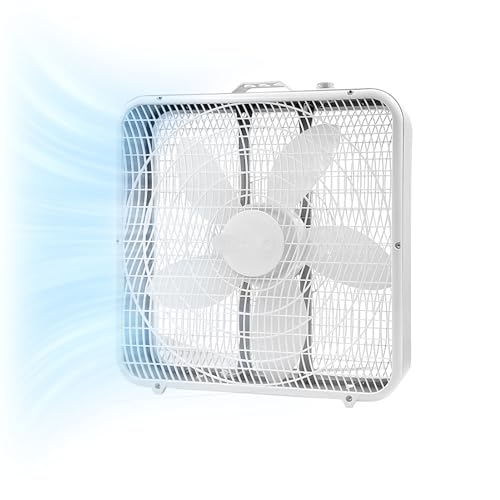 Algopix Similar Product 5 - Comfort Zone Box Fan with Carry Handle