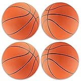 Algopix Similar Product 17 - Mini Rubber 7 Basketballs 4Pack by