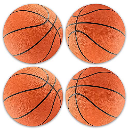 Algopix Similar Product 8 - Mini Rubber 7 Basketballs 4Pack by