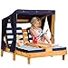 Algopix Similar Product 19 - KidKraft Wooden Outdoor Double Chaise