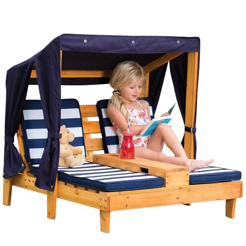 Algopix Similar Product 6 - KidKraft Wooden Outdoor Double Chaise