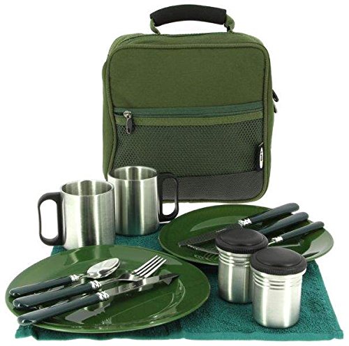 Algopix Similar Product 8 - NGT Unisex Deluxe Cutlery Set Green