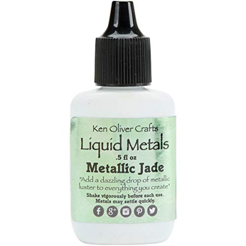 Algopix Similar Product 9 - Ken Oliver KN06330 Liquid, Metallic Jade