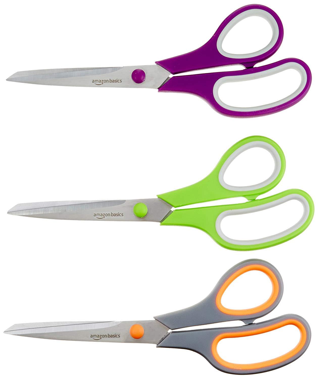 Algopix Similar Product 11 - Amazon Basics Stainless Steel Scissors