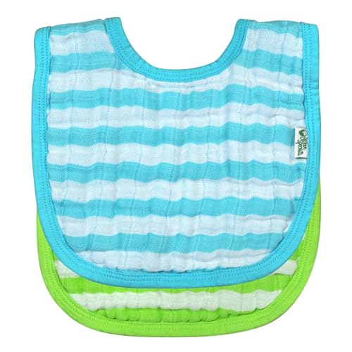 Algopix Similar Product 13 - Green Sprouts Muslin Bibs Organic