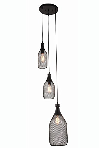 Algopix Similar Product 7 - Elegant Lighting 2109D13BK Brighton